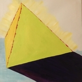 yellow and light green triangle