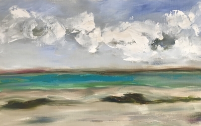 beach and clouds