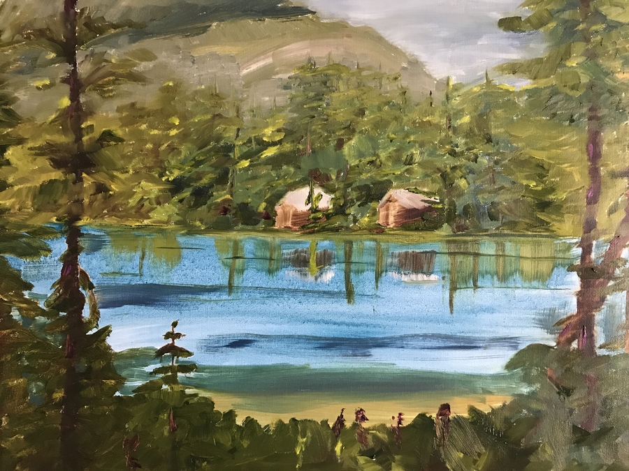 The Journey Into Painting 2018 Lake O Hara Cabins