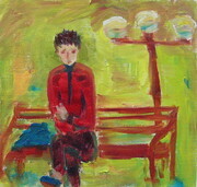 Boy in Red Lion Square