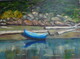 Lake and Blue Canoe