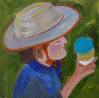 A Hat, a Little Boy and an Icecream Cone