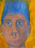 Girl with Blue Earrings