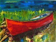 Red Fishing Boat #2