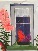 Window sill flowers